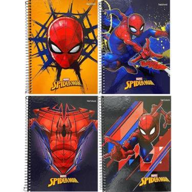 Imagem de Caderno Espiral Capa Dura - 80 Folhas - Spider-Man - StarSchool - JAND