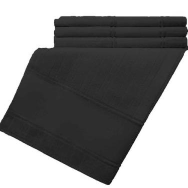 Imagem de Toalha Banho Para Pintar Velour Artesanalle 70x140cm DOHLER, PRETO