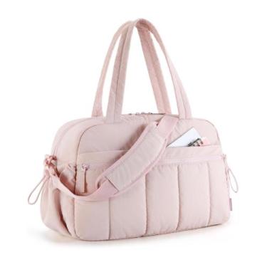 Imagem de Bolsa de ginástica BAGSMART para mulheres, mochila de viagem, rosa