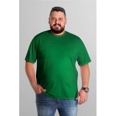 Imagem de Camiseta Plus Size Verde Bandeira 100% Poliéster - Cortesul, G1