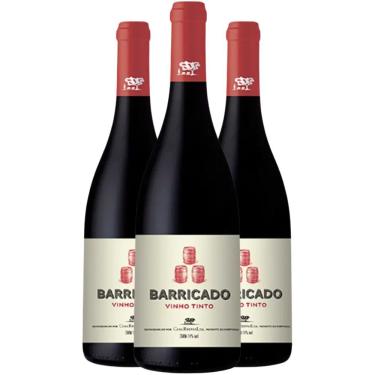 Imagem de Kit 3 Vinhos Tinto Barricado 750 Ml