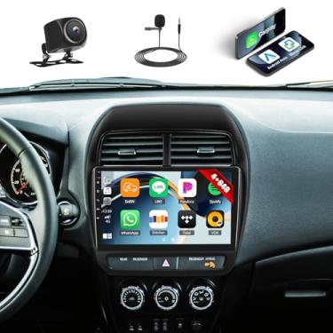 Imagem de [4+64G] Estéreo automotivo Android 15 para Mitsubishi ASX RVR Outlander Sport 2019 2020 2021 com carro sem fio e Android Auto, rádio automotivo de 10,1 polegadas com link espelhado, Bluetooth, FM/RDS