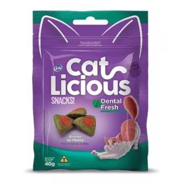 Imagem de Petisco Para Gatos Cat Licious Snack Dental Fresh 40g
