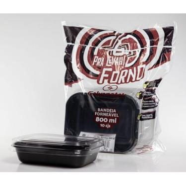 Imagem de Bandeja Forneável 800ml G240 c/10 Conj. - Galvanotek
