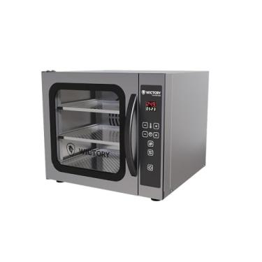 Imagem de Forno Elétrico Mini Com Vapor 3 Esteiras Convector Wictory WCV-335