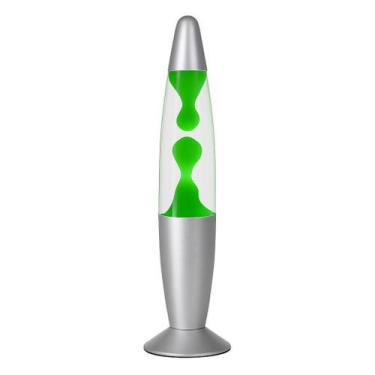 Imagem de Luminária Abajur de Mesa Decorativo Retrô Lava Lamp 34CM Para Sala Qua