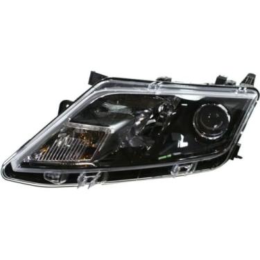 Imagem de Lâmpada de neblina esquerda direita LED luz diurna frontal LED conjunto de farol lâmpada de canto ampla compatível com Fusion 2010-2012 9E5Z13008A (direita)