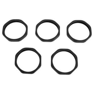 Imagem de Microfone Anti Roll Anel Silicone 5Pcs Set Secure Grip Antiderrapante Mic Stand Holder para Partes KTV Salas de Conferência Durável Absorção de Choque Flexível 44mm Diâmetro