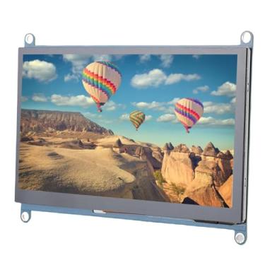 Imagem de Dpofirs Monitor Portátil de 7 Polegadas 1024x600 Com Jogo de Plugue de Toque de 5 Pontos para 5 4 3b+, HD Multimedia Interface Type C, Embutido Em Alto -falantes, Ubuntu Android OS X
