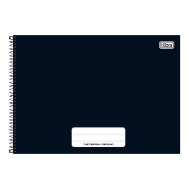 Imagem de Caderno Cartografia E Desenho Pepper Preto 80 Folhas