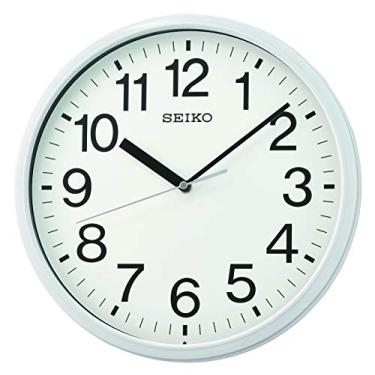 Imagem de SEIKO Relógio de parede empresarial, 30,48 cm (12"), branco