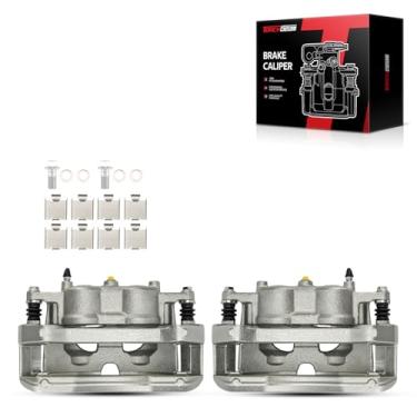 Imagem de Torchbeam Conjunto de pinças de freio traseiro para Chevrolet Silverado 2500 HD 2011-2019, GMC Sierra 2500 HD 2011-2019, Chevrolet Silverado 3500 HD, pinças traseiras esquerda e traseira direita