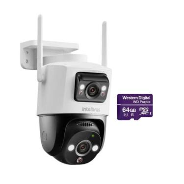 Imagem de Câmera Externa Wi-Fi 3MP 360 Full Color iM9+ Com Micro SD 64gb - Intel