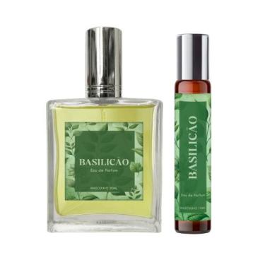 Imagem de Perfume Basilicão Masculino 50Ml + Roll On 10Ml Natural - Essência Do 