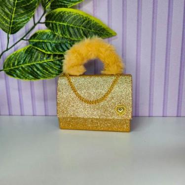 Imagem de Bolsa infantil Bloguerinha com corrente para menina brilhosa - JM Cria
