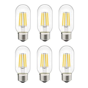 Imagem de Lâmpada tubular LED LiveMax 4W E26 400lm 2700K branca quente, pacote c