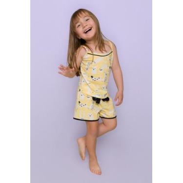 Imagem de Pijama Infantil Menina Alça Algodão Butter Dog's - Pink Dream, 08
