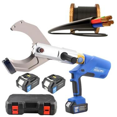 Imagem de Alicate hidráulico recarregável, alicate de crimpagem de terminais, tesoura hidráulica de cabo de 150KN-250KN, cortador de fio elétrico, ferramenta de corte de fio alimentada por bateria para cab