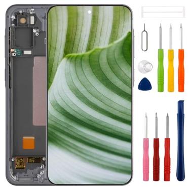 Imagem de [com moldura] Substituição de tela LCD TFT SWARK para Galaxy A56 5G SM-A566B, A566E, A566B/DS Tela LCD de substituição com kit de ferramentas de reparo atualizado - Sem função de impressão digital