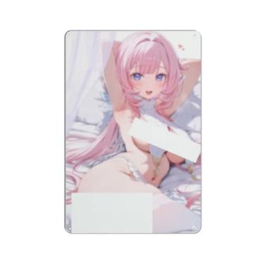 Imagem de Anime Sexy Bikini Hot Girl Pinup Girl Metal Tin Sign Wall Art Poster Decor for Home Bar Club Bedroom Bathroom Man Cave Otaku 20 x 30 cm, AN034