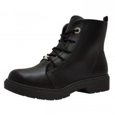 Imagem de Bota Infantil Menina Estilo Urbano Ilhós Brilhante Molekinha-Feminino