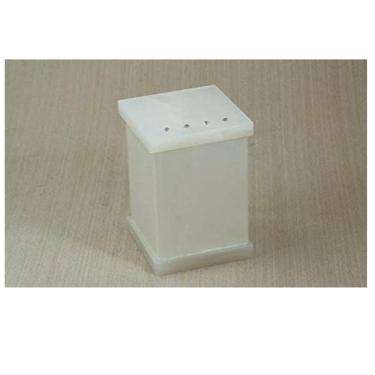 Imagem de Porta Algodão/Porta Cotonetes em Acrílico Com Strass Pérola Decor Acrílicos