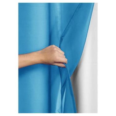 Imagem de Cortina Blackout Pvc Voil Liso 1,80 M X 2,80 M ul-Celeste - Campari