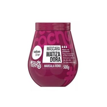Imagem de Máscara Matizadora Todecacho Marsala Roxo Salon Line 500G