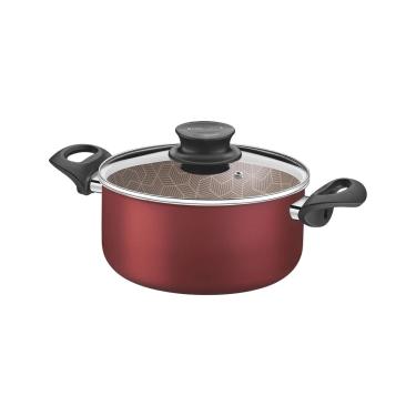 Imagem de Caçarola em Alumínio Tampa de Vidro 20 cm 2,9 L Paris Tramontina