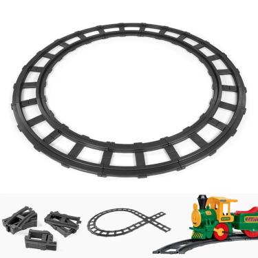 Imagem de Kit Trilho Figura 8 Trem Elétrico Infantil Santa Fé Peg Perego