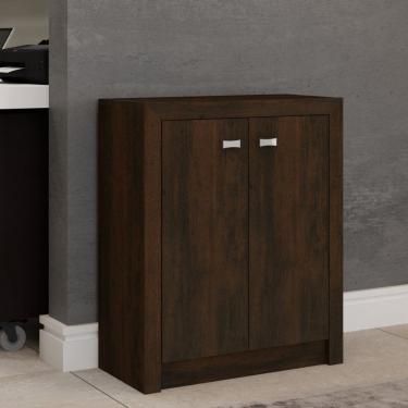 Imagem de Armário para Escritório Rose 2 Portas Baixo Rústico - Panorama Móveis