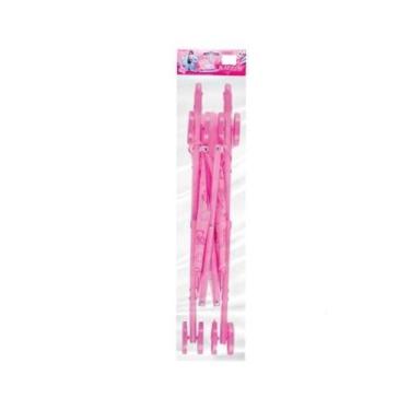 Imagem de Carrinho De Boneca Estampado Rosa - Pica Pau Brinquedos
