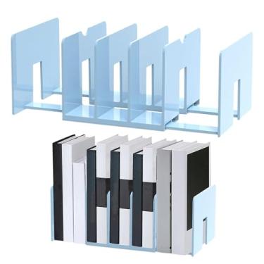 Imagem de Rrlihjgu Organizador De Documentos Para Escrivaninha | Organizador Retrátil Para Mesa De Trabalho | 2 Peças Com 5 Divisórias Para Arquivo Cartas Livros | Escritório Faculdade Apartamento Casa