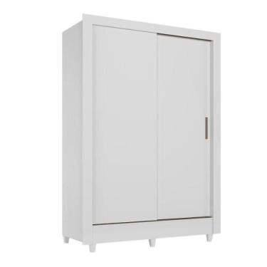 Imagem de Guarda Roupas Solteiro Com 2 Portas De Correr 2 Gavetas Bélgica Andirá