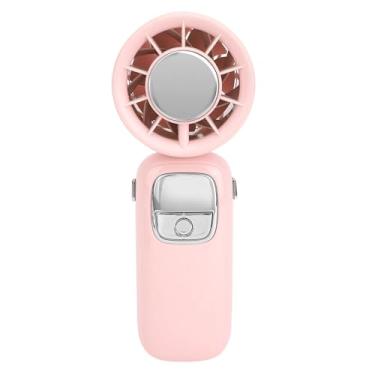 Imagem de SPYMINNPOO Ventilador de Mão Recarregável fã Pessoal Com Tela LED, Refrigerador de Gelo, Design Vestível 100 Engrenagens Ventilador de Resfriamento Dobrável para Viajar para Casa Praia, Velocidade