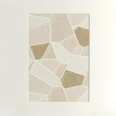 Imagem de Tapete ondulado para decoração de sala de estar, tapetes artísticos para quarto, tapete luxuoso (180 x 200 cm (70 x 78 pol.) / hxx-250724003504)