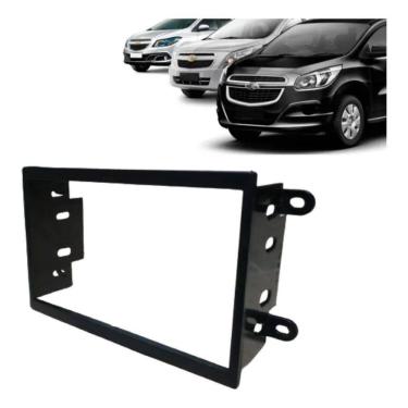 Imagem de Moldura Painel 2Din Multimid Dvd Mp5 Cobalt Onix Spin Prisma