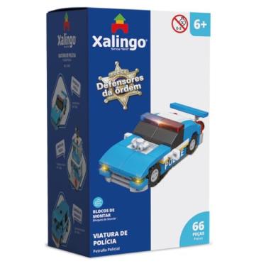 Imagem de Xalingo Blocos de Montar Viatura de Polícia 66 Peças