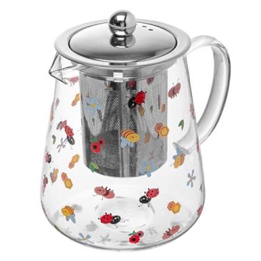 Imagem de LYOR - Chaleira com Filtro de Aço Inox Garden Party 750ml Vidro Borossilicato Resistent...