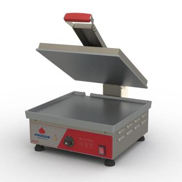 Imagem de Prensa Sanduicheira Alumínio Elétrica 220V Pra-45E Progás