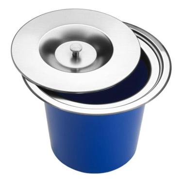 Imagem de Lixeira De Embutir Inox 5L