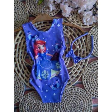 Imagem de Bodys Menina Infantil Temático Princesa Sofia +Tiara - AUREA, TAMANHO 