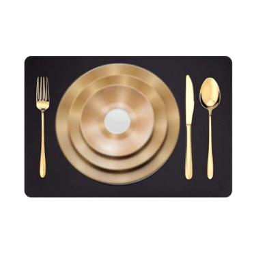 Imagem de Kit 30 Peças Jogo Americano Mesa Posta Sousplat Retangular