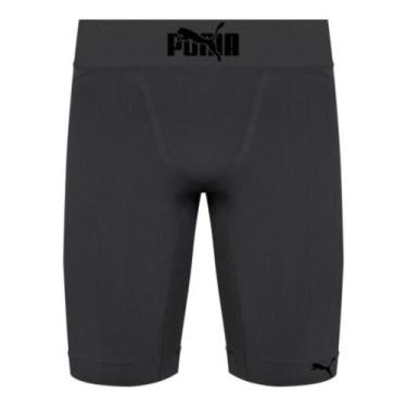 Imagem de Cueca Puma Long Leg Microfibra Sem Costura Adulto Cós 45MM, Chumbo, M
