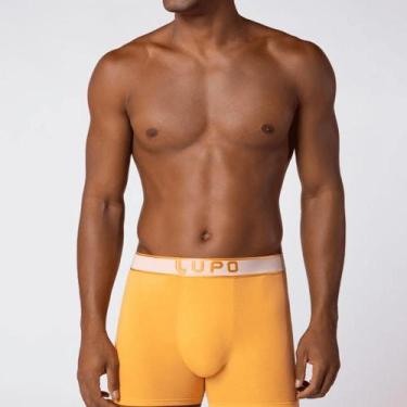 Imagem de Cueca Lupo Boxer Algodão com Elastano 784-065, Orange, M