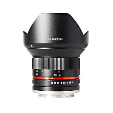 Imagem de Rokinon RK12M-M 12 mm F2.0 NCS Lente fixa ultra grande angular para câmeras Canon EF-M Mount Compact System (preto)