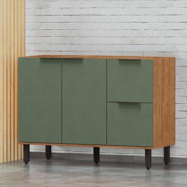 Imagem de Balcão para Pia Módulo de Cozinha 120cm - Toscana - Mx Móveis, Freijó/