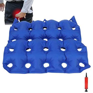 Imagem de Almofada de waffles, almofada de assento inflável de ar, almofada anti-escaras para pacientes idosos postados na cama, almofadas de cadeira de rodas para úlceras de pressão para sentar, almofada de