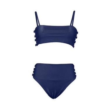 Imagem de Biquíni Interlúdio - Capitona, Azul marinho, P