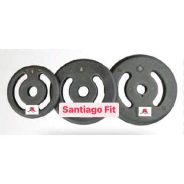 Imagem de Anilhas Injetadas 300kg - Santiago Fit